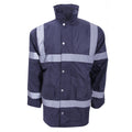 Navy Blue - Front - Yoko Mens Workwear Security Jacket