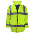 Hi-Vis Yellow - Front - Yoko Mens Hi-Vis Contractor Jacket
