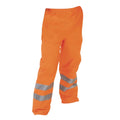 Hi Vis Orange - Front - Yoko Mens Hi-Vis Waterproof Contractors Trousers - Pants