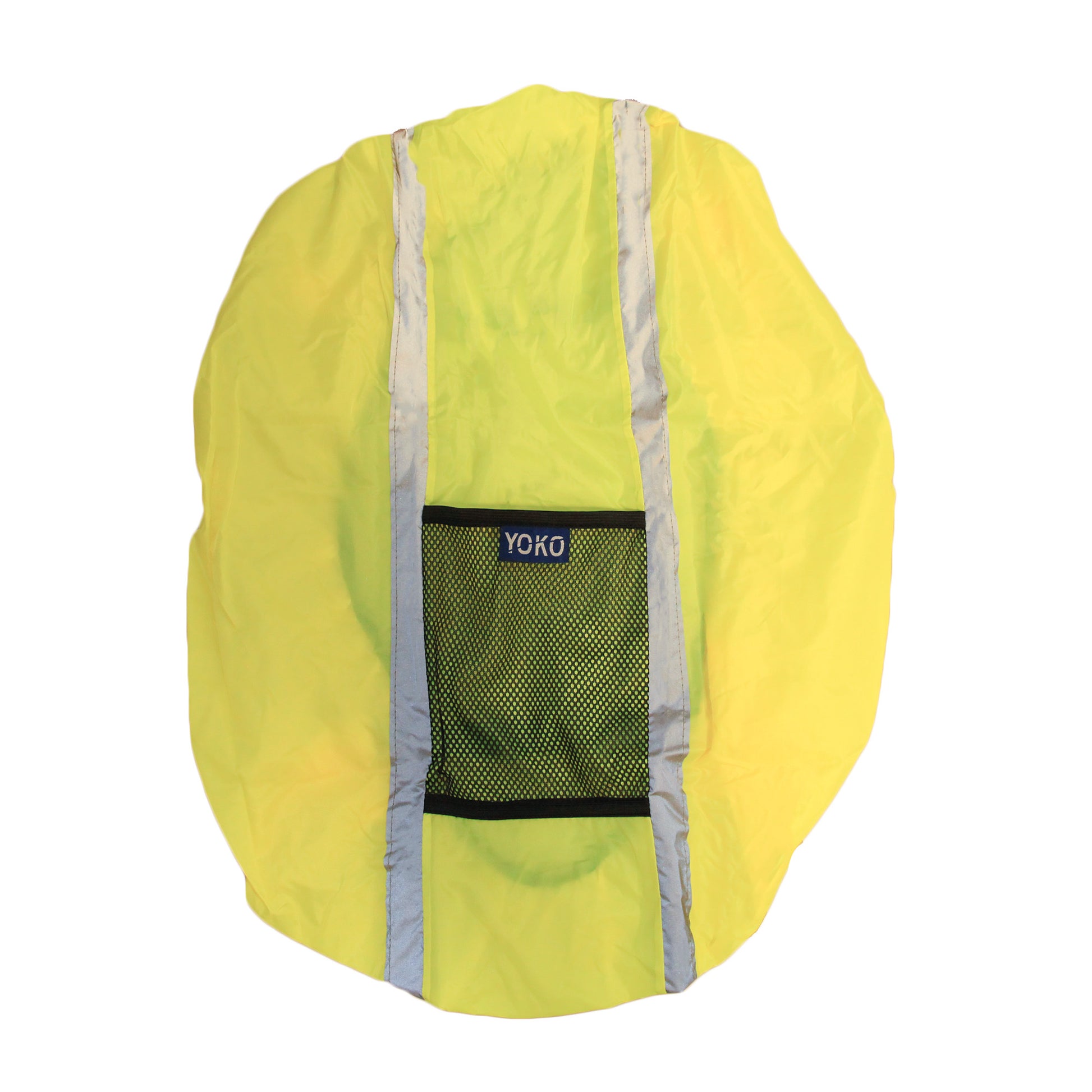 Hi-Vis Yellow - Back - Yoko Rucksack - Backpack Visibility Enhancing Cover