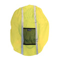 Hi-Vis Yellow - Back - Yoko Rucksack - Backpack Visibility Enhancing Cover