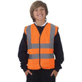 Hi Vis Orange - Lifestyle - Yoko Hi-Vis Childrens Unisex Waistcoat - Jacket