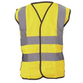 Hi-Vis Yellow - Front - Yoko Hi-Vis Childrens Unisex Waistcoat - Jacket