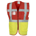 Hi Vis Orange-Hi Vis Yell - Side - Yoko Hi-Vis Premium Executive-Manager Waistcoat - Jacket