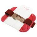 Red - Back - Yoko ID Armbands - Accessories