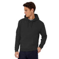 Black - Back - B&C Mens Hooded Sweatshirt - Hoodie