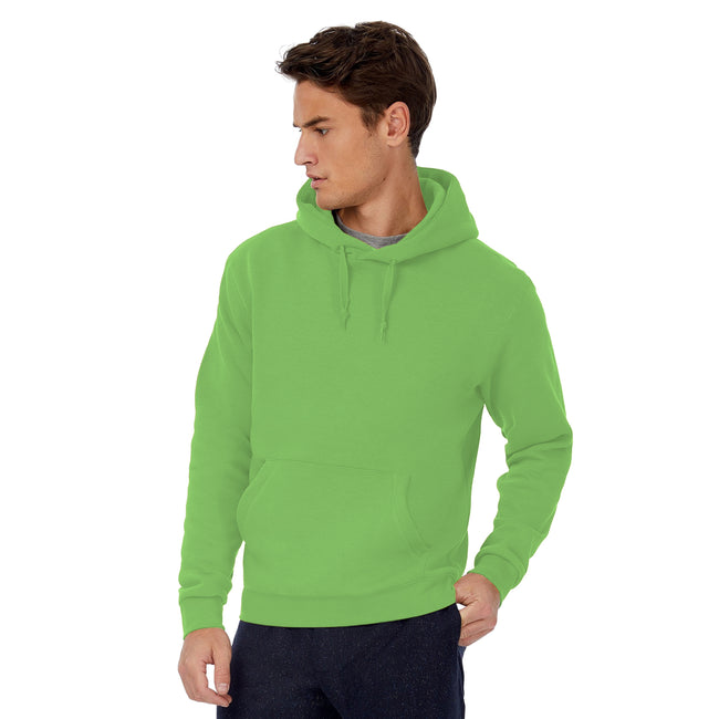 Real Green - Back - B&C Mens Hooded Sweatshirt - Hoodie