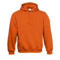 Urban Orange - Front - B&C Mens Hooded Sweatshirt - Hoodie