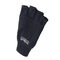 Black - Back - Yoko Unisex 3M Thinsulate Thermal Half Finger Winter-Ski Gloves