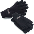 Black - Back - Yoko Unisex 3M Thinsulte Full Finger Thermal Winter-Ski Gloves