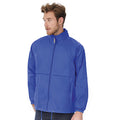 Royal Blue - Side - B&C Mens Air Lightweight Windproof, Showerproof & Water Repellent Jacket