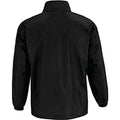 Black - Back - B&C Mens Air Lightweight Windproof, Showerproof & Water Repellent Jacket