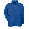 Royal Blue - Front - B&C Mens Air Lightweight Windproof, Showerproof & Water Repellent Jacket