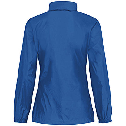 Royal Blue - Back - B&C Womens-Ladies Sirocco Lightweight Windproof, Showerproof & Water Repellent Jacket