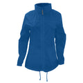Royal Blue - Side - B&C Womens-Ladies Sirocco Lightweight Windproof, Showerproof & Water Repellent Jacket