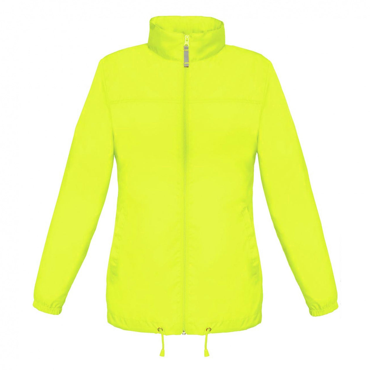 Ultra Yellow - Front - B&C Womens-Ladies Sirocco Lightweight Windproof, Showerproof & Water Repellent Jacket