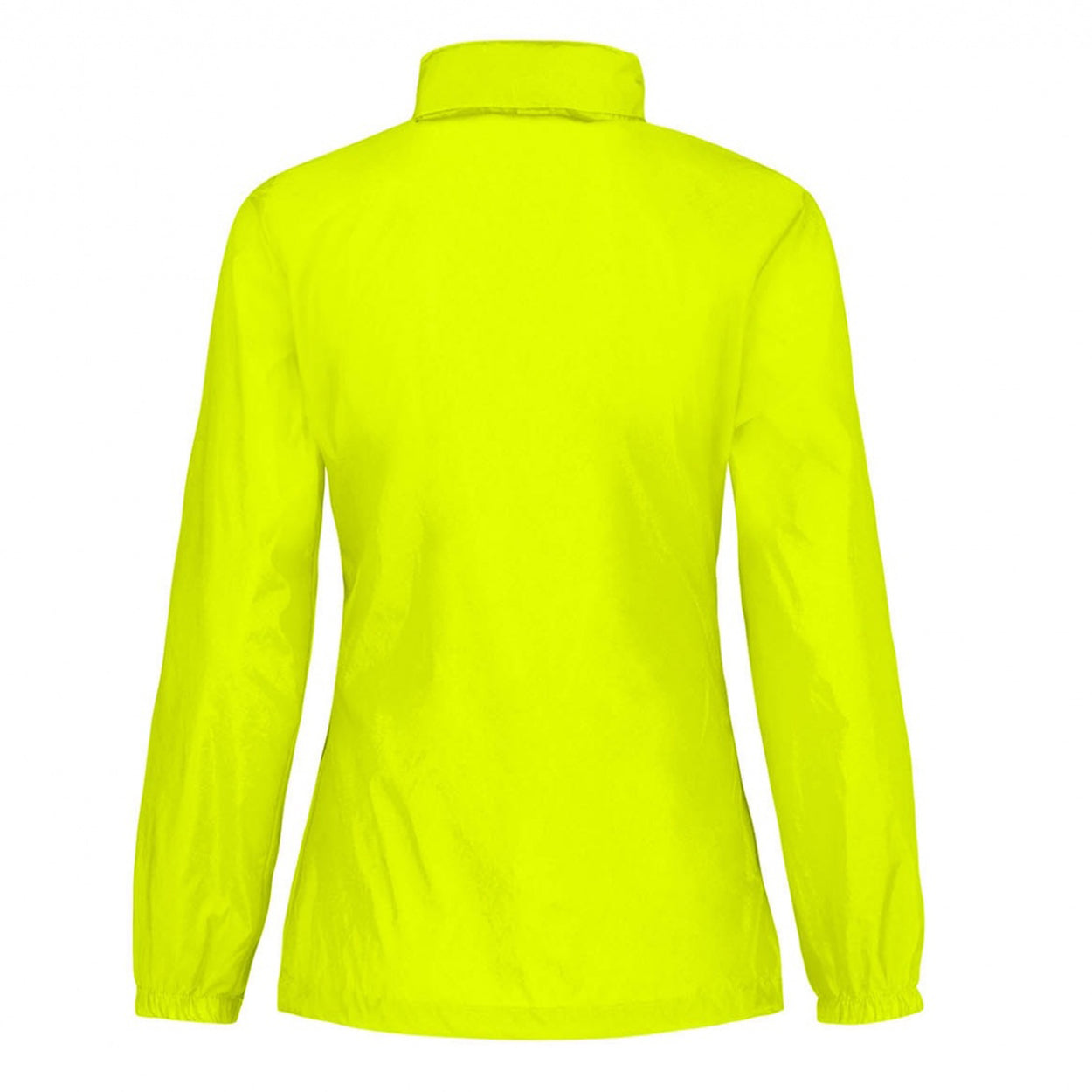 Ultra Yellow - Back - B&C Womens-Ladies Sirocco Lightweight Windproof, Showerproof & Water Repellent Jacket