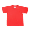 Red - Front - B&C Kids-Childrens Exact 150 Short Sleeved T-Shirt