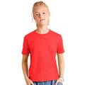 Red - Back - B&C Kids-Childrens Exact 150 Short Sleeved T-Shirt