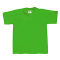 Kelly Green - Front - B&C Kids-Childrens Exact 190 Short Sleeved T-Shirt