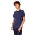 Navy Blue - Back - B&C Kids-Childrens Exact 190 Short Sleeved T-Shirt