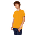 Gold - Back - B&C Kids-Childrens Exact 190 Short Sleeved T-Shirt