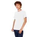 White - Back - B&C Kids-Childrens Exact 190 Short Sleeved T-Shirt