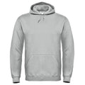 Heather Grey - Front - B&C Unisex Adults Hooded Sweatshirt-Hoodie