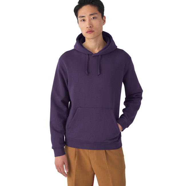 Radiant Purple - Back - B&C Unisex Adults Hooded Sweatshirt-Hoodie