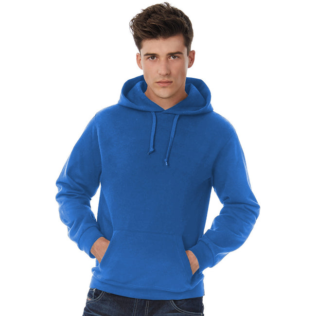 Royal - Back - B&C Unisex Adults Hooded Sweatshirt-Hoodie