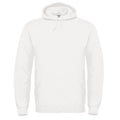 White - Front - B&C Unisex Adults Hooded Sweatshirt-Hoodie