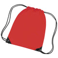 Bright Red - Front - Bagbase Premium Gymsac Water Resistant Bag (11 Litres)
