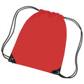 Bright Red - Back - Bagbase Premium Gymsac Water Resistant Bag (11 Litres)