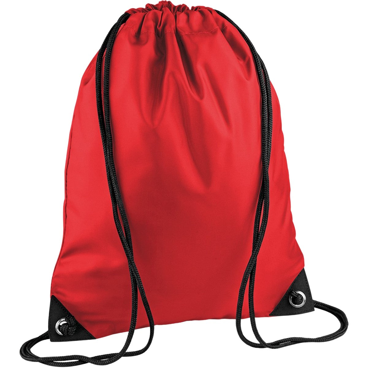 Bright Red - Front - Bagbase Premium Gymsac Water Resistant Bag (11 Litres)