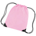 Classic Pink - Back - Bagbase Premium Gymsac Water Resistant Bag (11 Litres)