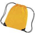 Gold - Front - Bagbase Premium Gymsac Water Resistant Bag (11 Litres)