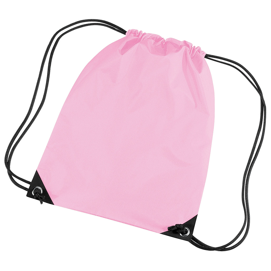 Classic Pink - Back - Bagbase Premium Gymsac Water Resistant Bag (11 Litres)