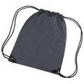 Graphite - Front - Bagbase Premium Gymsac Water Resistant Bag (11 Litres)
