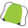 Lime - Front - Bagbase Premium Gymsac Water Resistant Bag (11 Litres)
