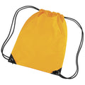 Gold - Back - Bagbase Premium Gymsac Water Resistant Bag (11 Litres)