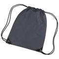 Graphite - Back - Bagbase Premium Gymsac Water Resistant Bag (11 Litres)