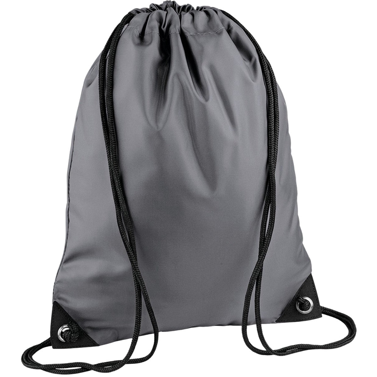 Graphite - Front - Bagbase Premium Gymsac Water Resistant Bag (11 Litres)