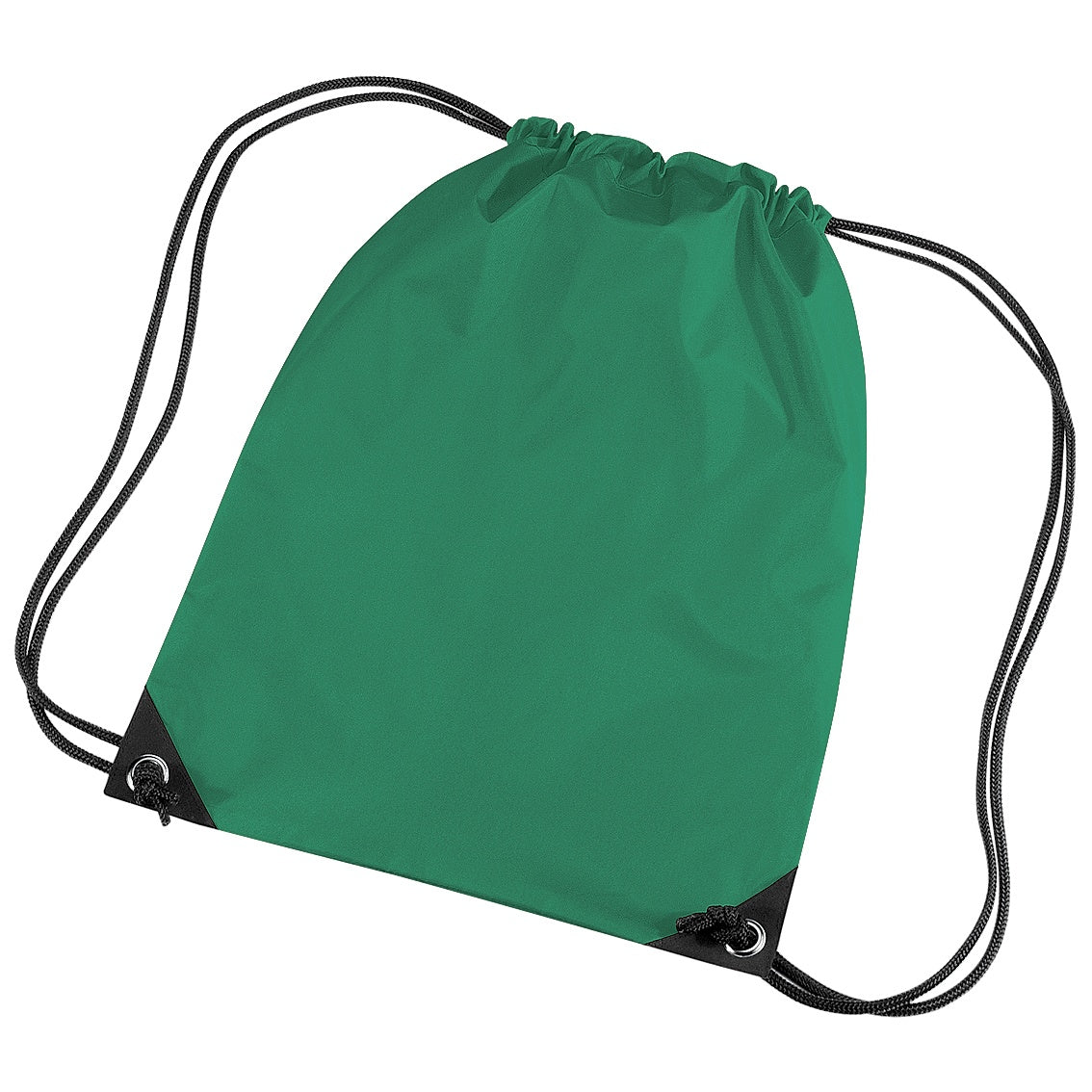 Kelly Green - Back - Bagbase Premium Gymsac Water Resistant Bag (11 Litres)