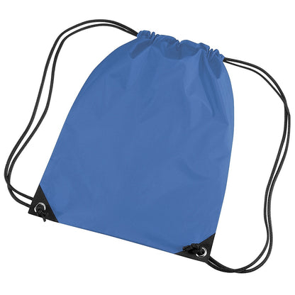 Sapphire - Back - Bagbase Premium Gymsac Water Resistant Bag (11 Litres)