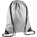 Silver Grey - Front - Bagbase Premium Gymsac Water Resistant Bag (11 Litres)