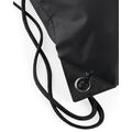 Black - Side - Bagbase Premium Gymsac Water Resistant Bag (11 Litres)