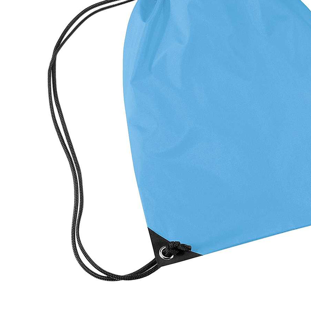 Surf Blue - Back - Bagbase Premium Gymsac Water Resistant Bag (11 Litres)