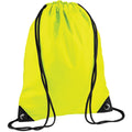 Fluoresent Yellow - Front - Bagbase Premium Gymsac Water Resistant Bag (11 Litres)