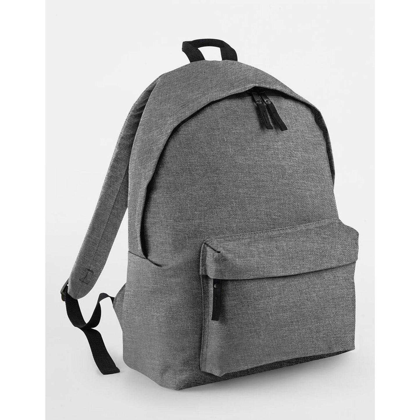 Grey Marl - Back - Bagbase Fashion Backpack - Rucksack (18 Litres)