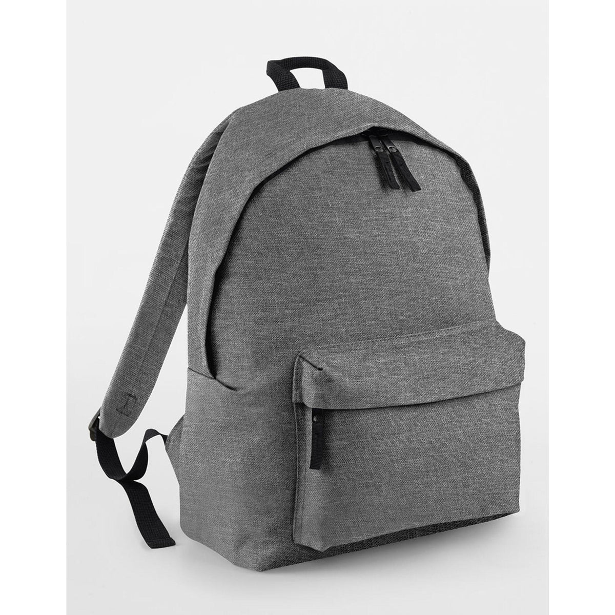Grey Marl - Back - Bagbase Fashion Backpack - Rucksack (18 Litres)